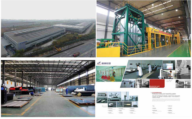 รวม 3 บริษัท ที่ตั้งอยู่ใน Jinggong สวนอุตสาหกรรมเพื่อสร้าง One-Stop บริการรวมถึงระบบอาคารโครงสร้างเหล็ก
